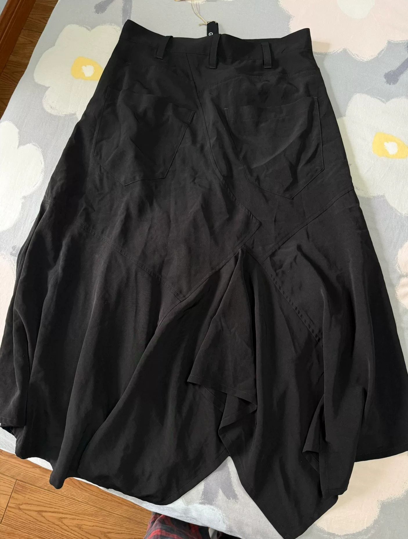 Yohji Yamamoto Yohji Yamamoto Black Skirt Size 27" / US 4 / IT 40 - 5 Thumbnail