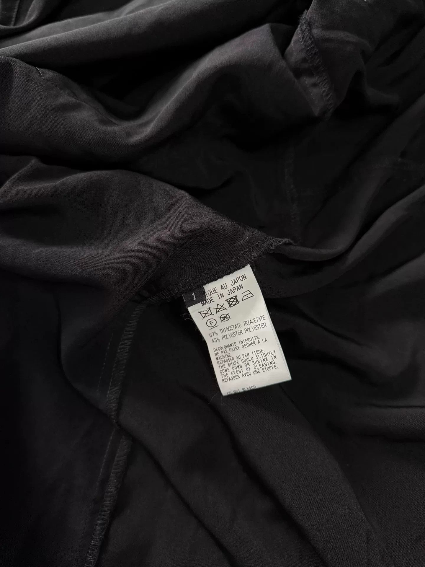 Yohji Yamamoto Yohji Yamamoto Black Skirt Size 27" / US 4 / IT 40 - 6 Thumbnail