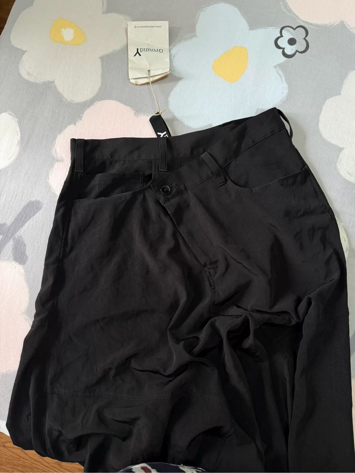 Yohji Yamamoto Yohji Yamamoto Black Skirt Size 27" / US 4 / IT 40 - 4 Thumbnail
