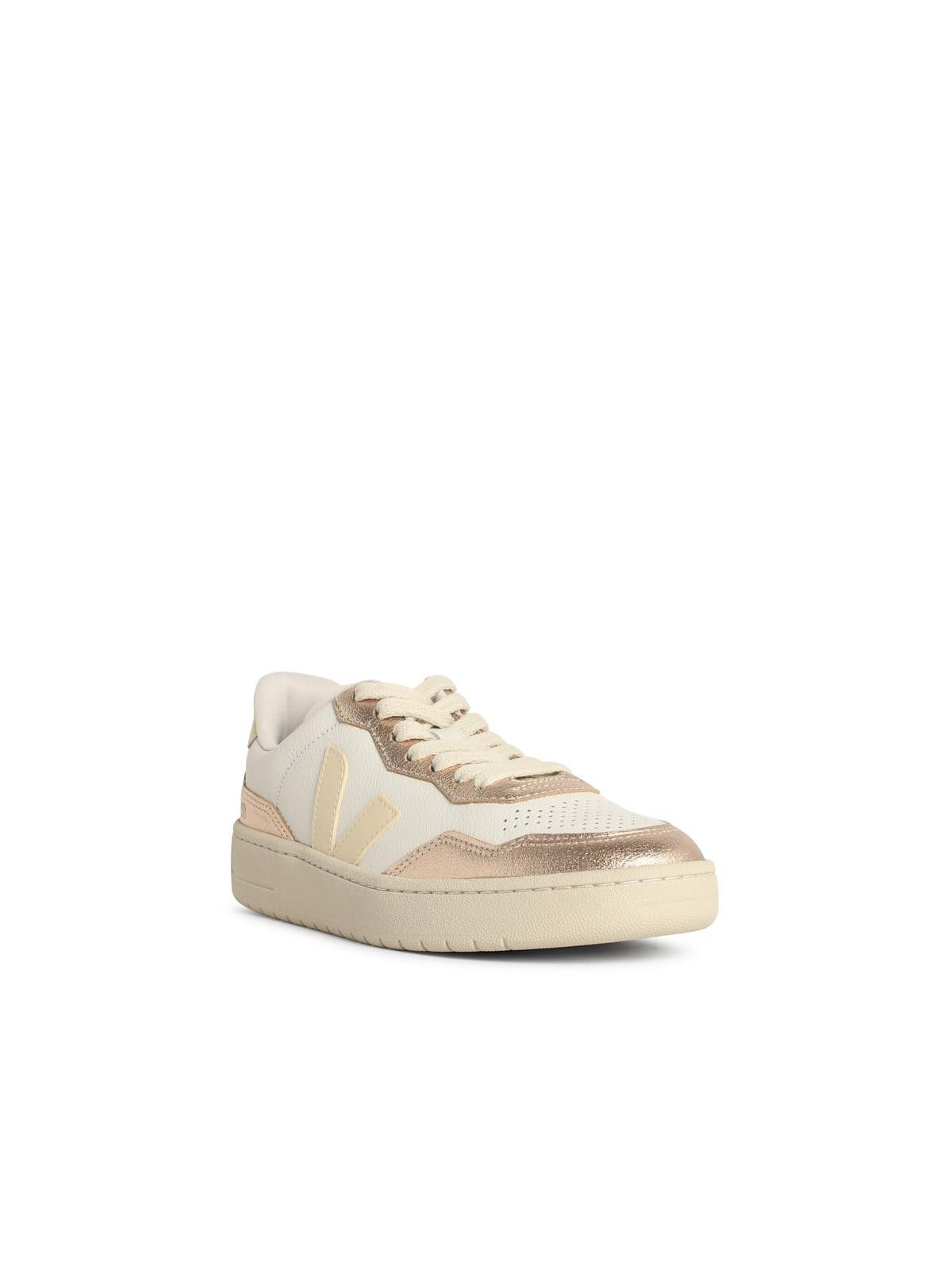 Veja VEJA 'V90' White Leather Sneakers Size US 7 / IT 37 - 2 Thumbnail