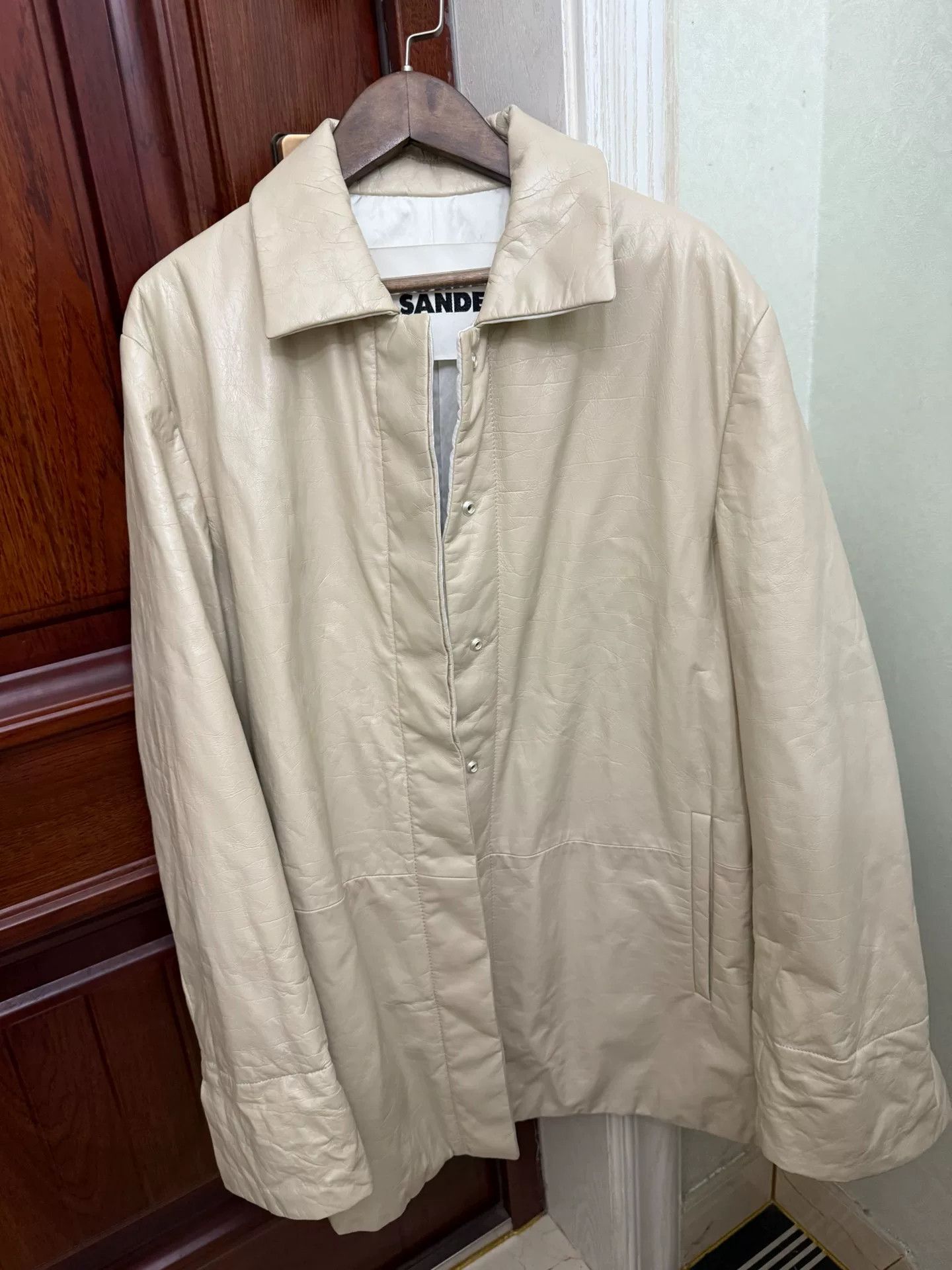 Jil Sander Jil Sander Loose Fit Leather Jacket Size US M / EU 48-50 / 2 - 2 Thumbnail