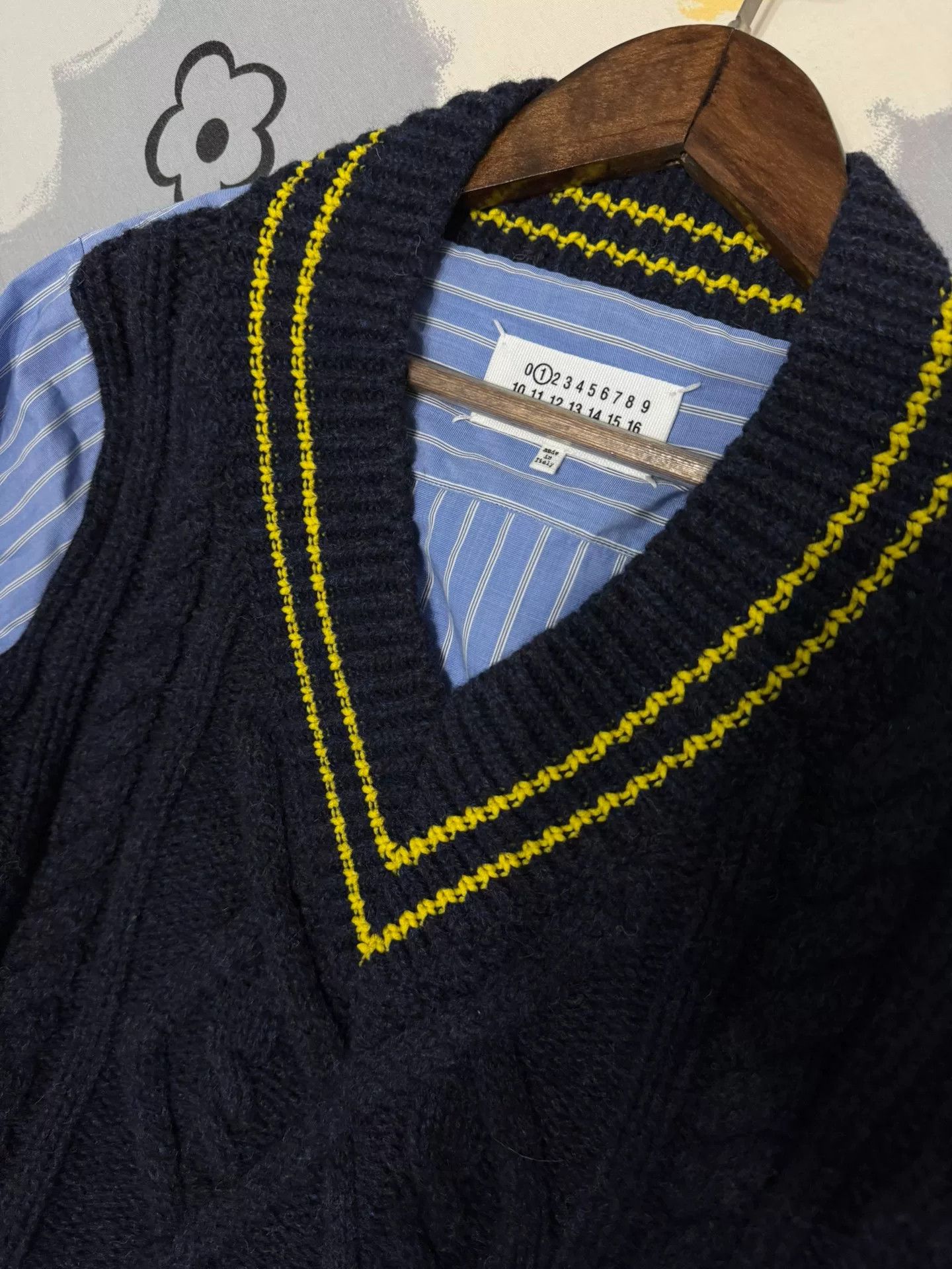 Maison Margiela Maison Margiela Patchwork Sweater and Shirt Size US M / EU 48-50 / 2 - 5 Thumbnail