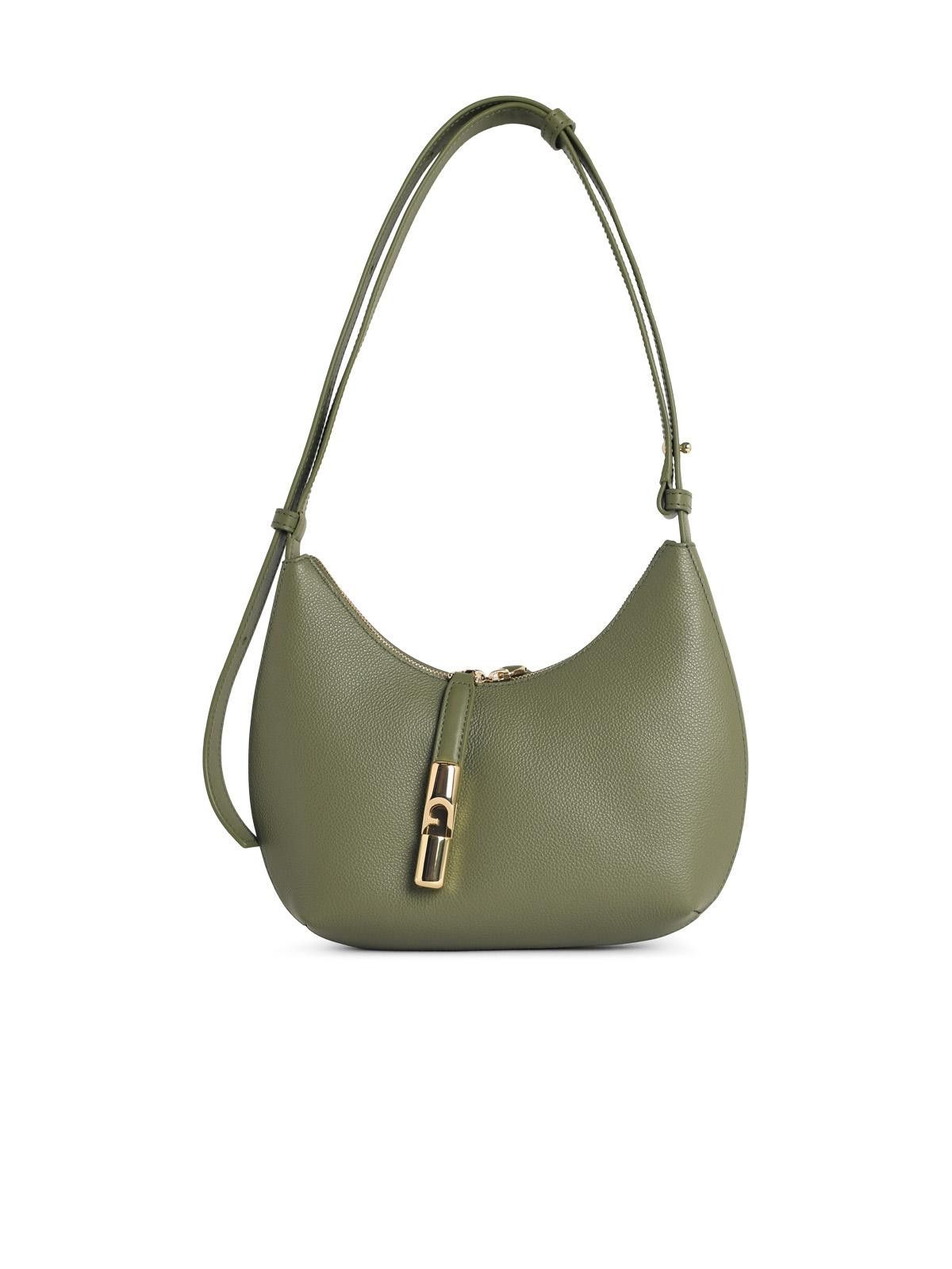 Furla FURLA 'S Furla Goccia' Avocado Leather Shoulder Bag Size ONE SIZE - 3 Thumbnail