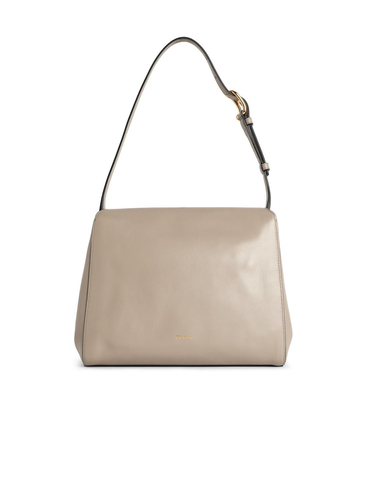 Furla FURLA 'Domus' S Shoulder Bag In Linen Leather Size ONE SIZE - 3 Thumbnail