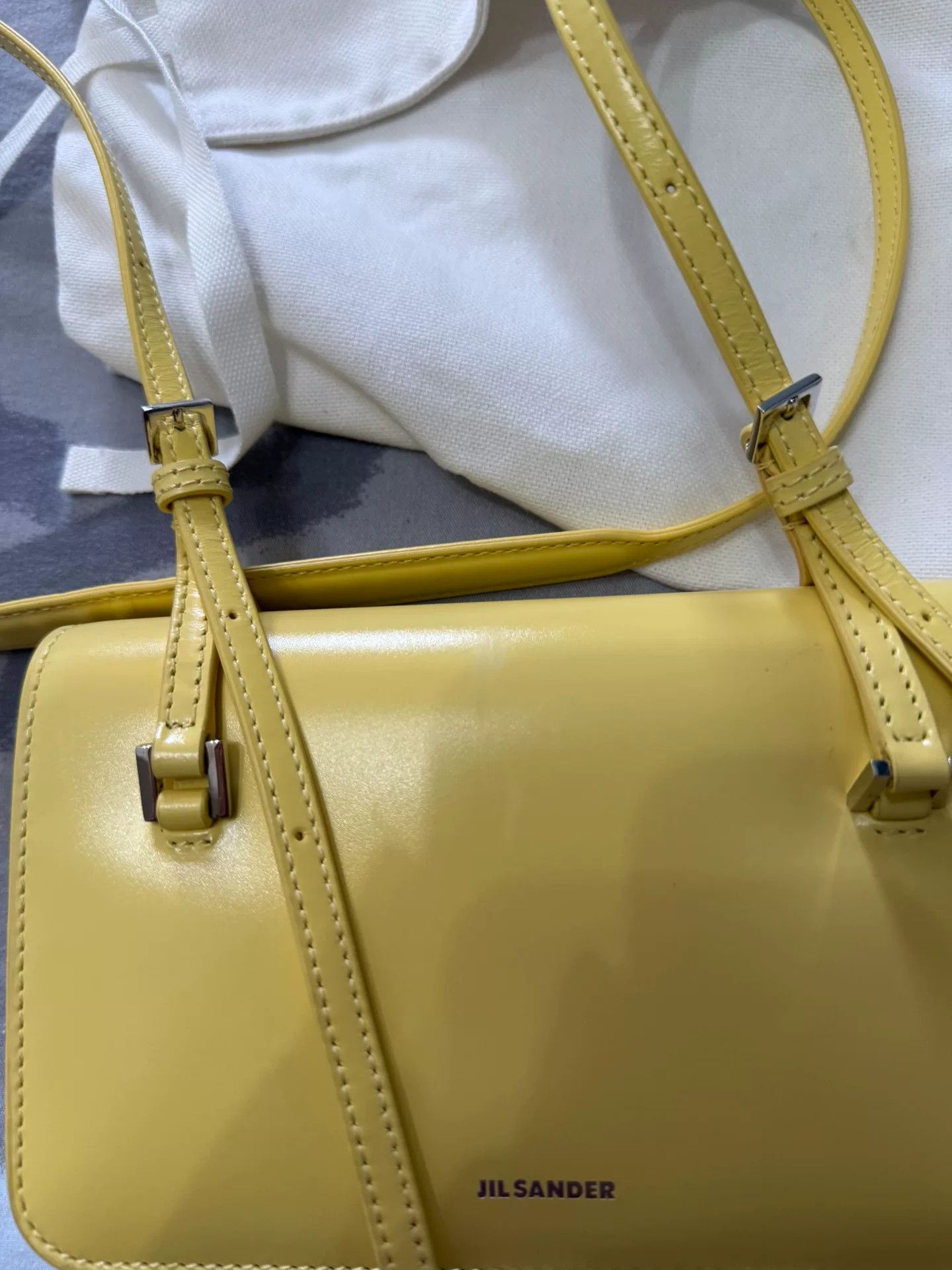 Jil Sander Jil Sander Lemon Yellow Crossbody Bag Size ONE SIZE - 4 Thumbnail