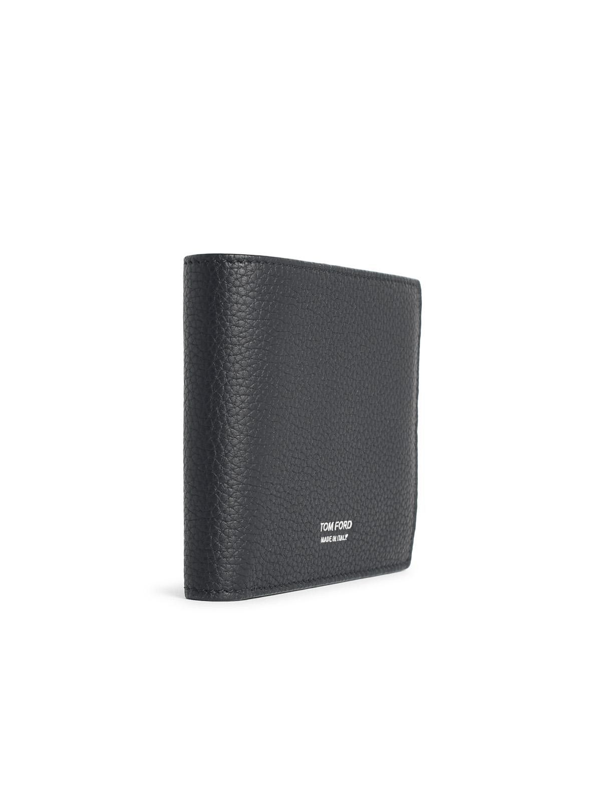 Tom Ford TOM FORD Black Leather Wallet Size ONE SIZE - 2 Thumbnail