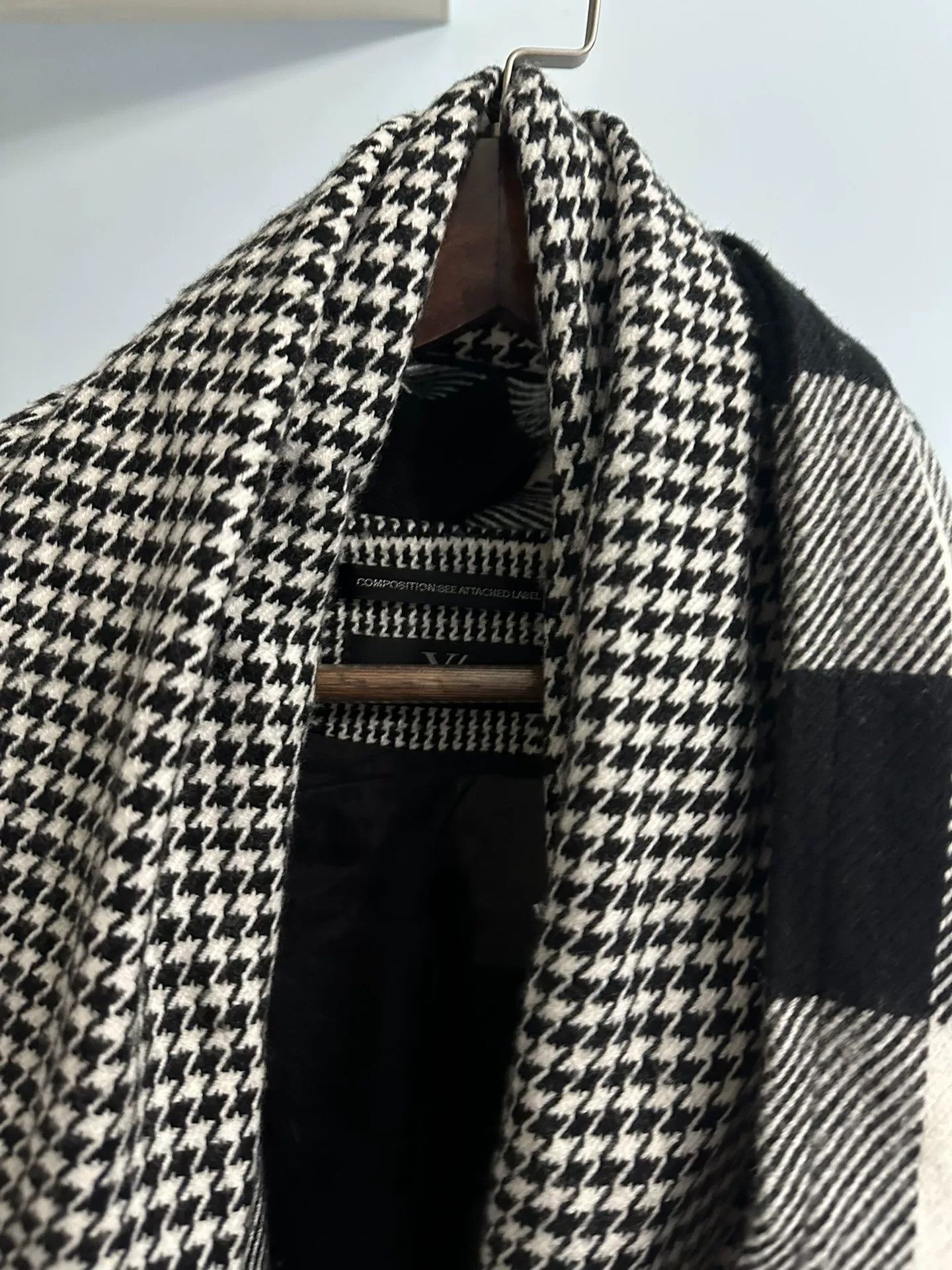 Y's Y's Yohji Yamamoto Stylish Checkered Trench Coat Size S / US 4 / IT 40 - 3 Thumbnail