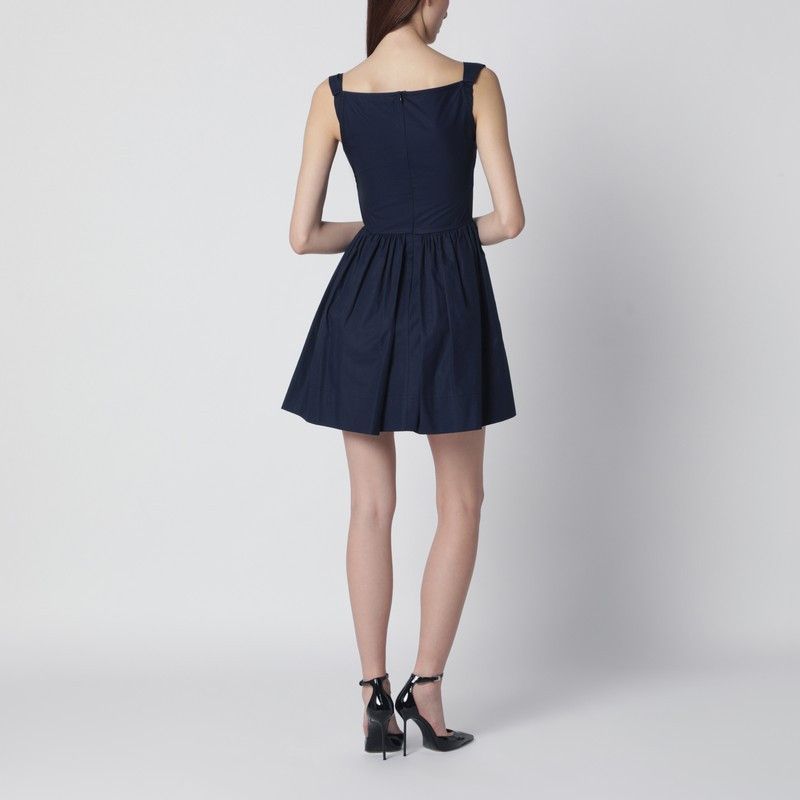 Vivienne Westwood Vivienne Westwood Navy Blue Sunday Mini Dress Size S / US 4 / IT 40 - 2 Thumbnail