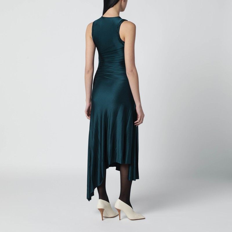 Victoria Beckham Victoria Beckham Twist Dress In Dark Aqua Green Size S / US 4 / IT 40 - 2 Thumbnail