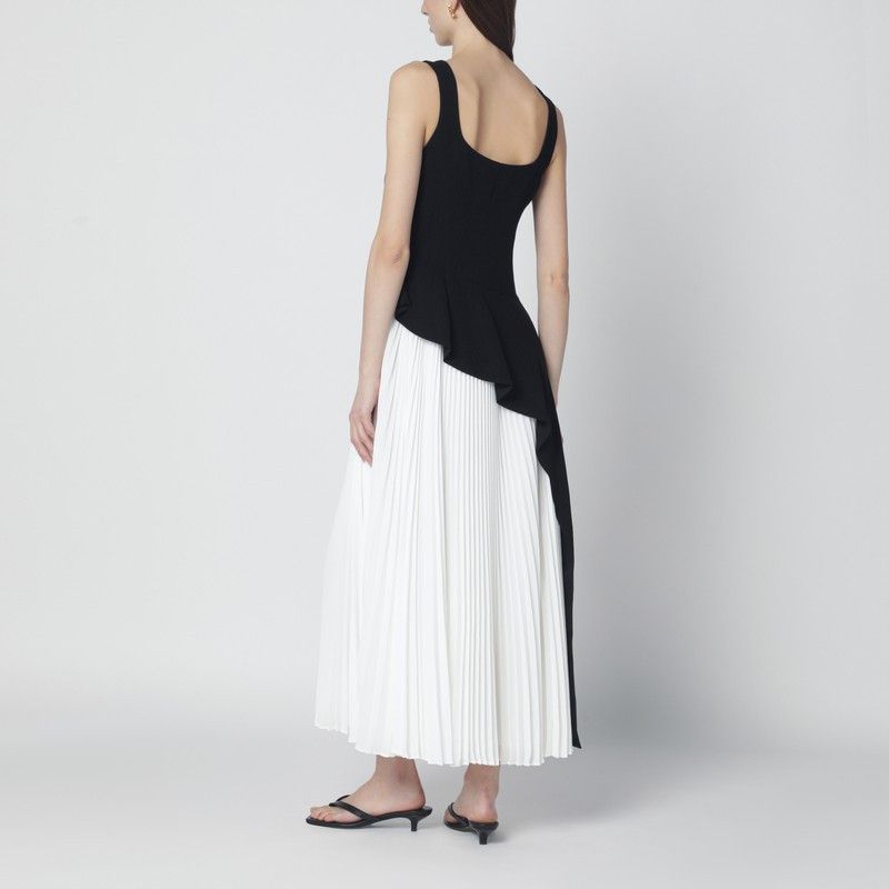Simkhai Simkhai Zayla Black And White Pleated Dress Size S / US 4 / IT 40 - 2 Thumbnail