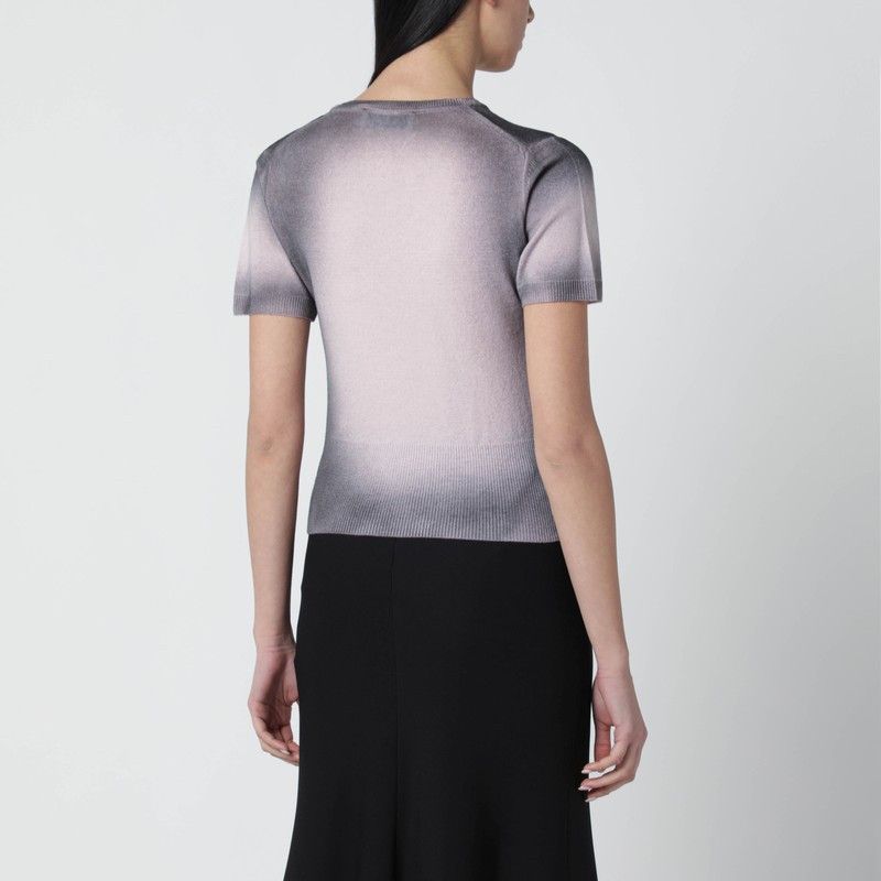 Vivienne Westwood Vivienne Westwood Pink/Black Degrade-Effect Knit Top Size XS / US 0-2 / IT 36-38 - 2 Thumbnail