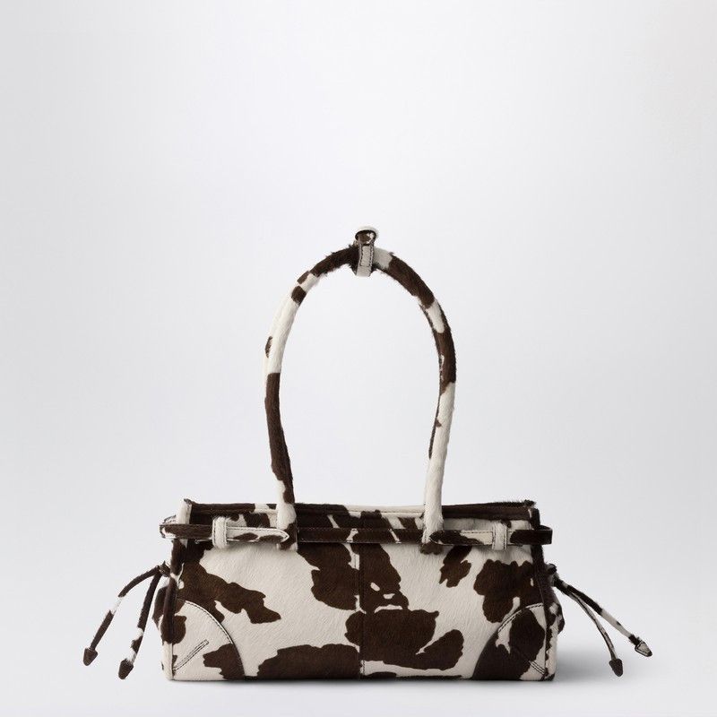 Prada Prada Medium Bonnie Bag With Cow Print Size ONE SIZE - 2 Thumbnail