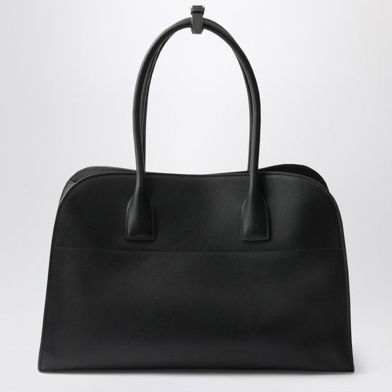 Prada Prada Large Black Leather Shopping Bag Size ONE SIZE - 2 Thumbnail