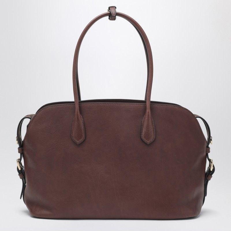Prada Prada Large Cocoa-Colored Leather Shopping Bag Size ONE SIZE - 2 Thumbnail