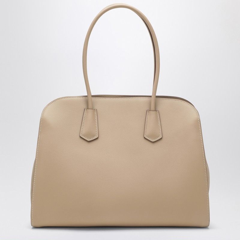 Prada Prada Large Sand-Colored Leather Shopping Bag Size ONE SIZE - 2 Thumbnail