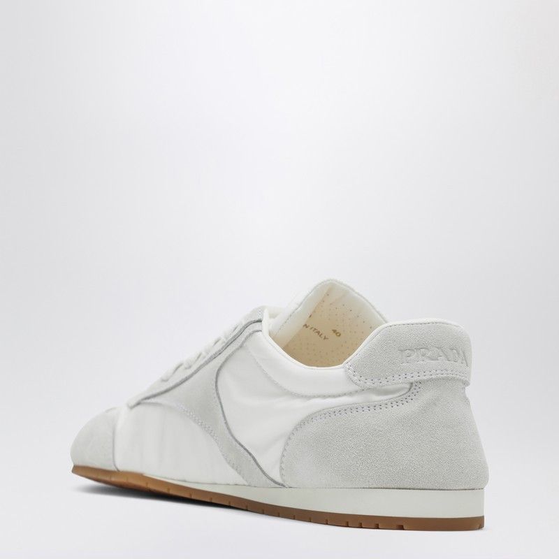 Prada Prada White Sneakers With Suede Inserts Size US 9 / IT 39 - 2 Thumbnail