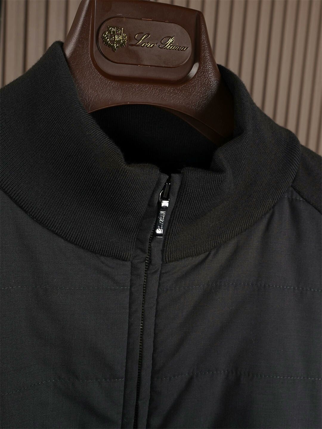 Loro Piana Loro Piana Men's Jacket in Black and Gray Size US L / EU 52-54 / 3 - 4 Thumbnail