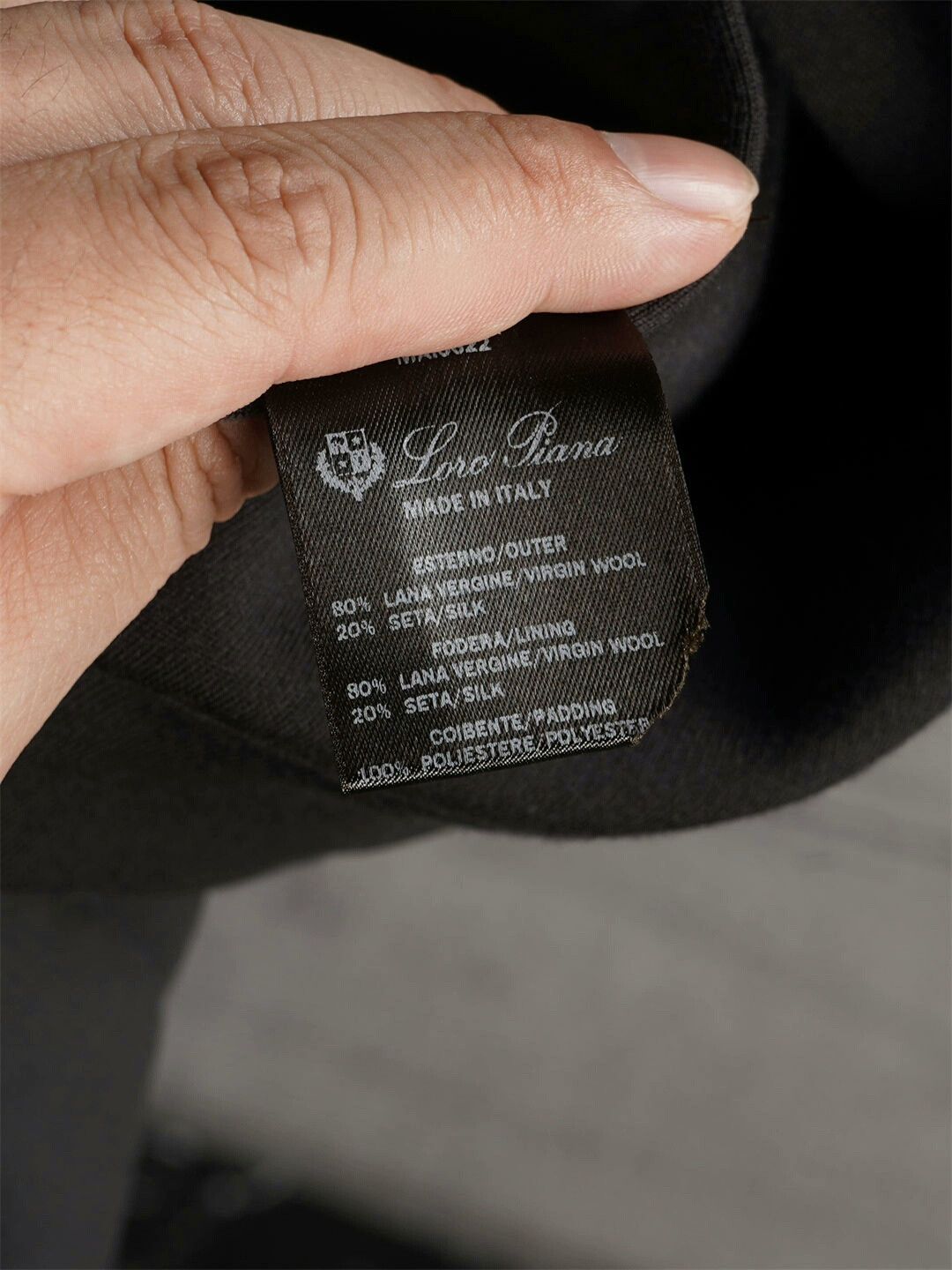 Loro Piana Loro Piana Men's Jacket in Black and Gray Size US L / EU 52-54 / 3 - 9 Thumbnail