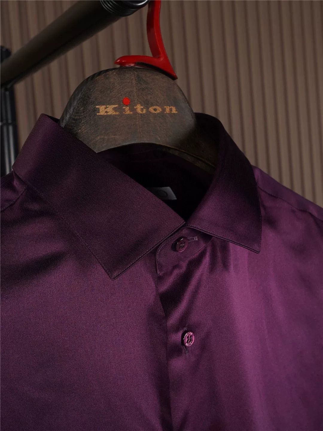 Zilli ZILLI Silk Shirt with Mother-of-Pearl Buttons Size US M / EU 48-50 / 2 - 2 Thumbnail