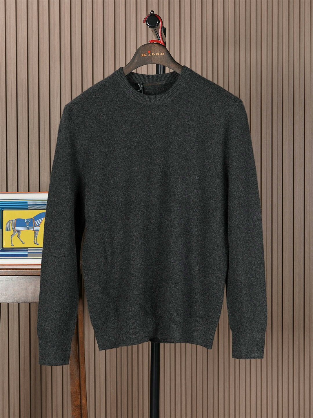 Agnona Agnona Men's Dark Gray Cashmere Set Size US 34 / EU 50 - 2 Thumbnail