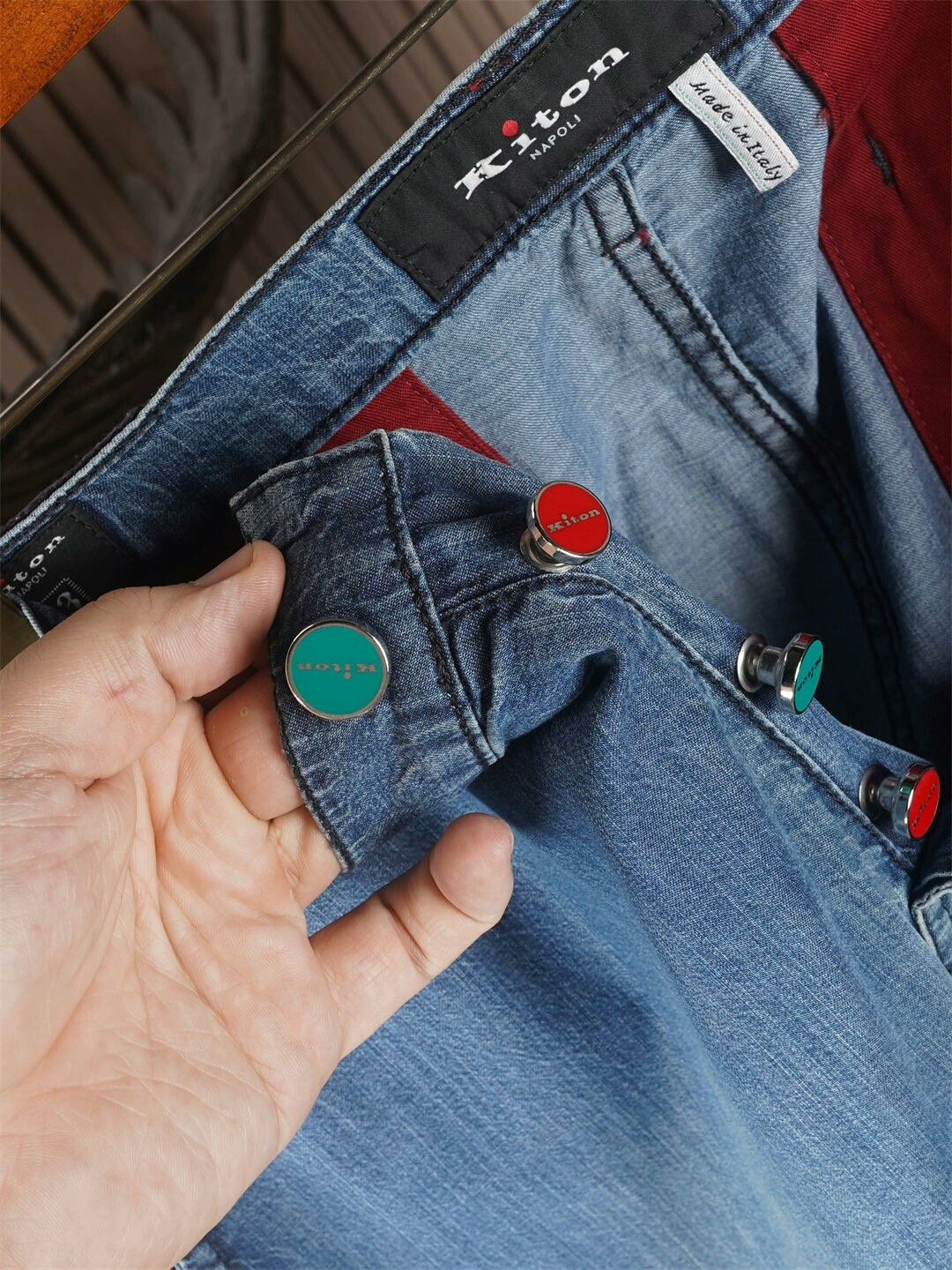Kiton Kiton Lightweight Denim Jeans in Blue Size US 30 / EU 46 - 5 Thumbnail