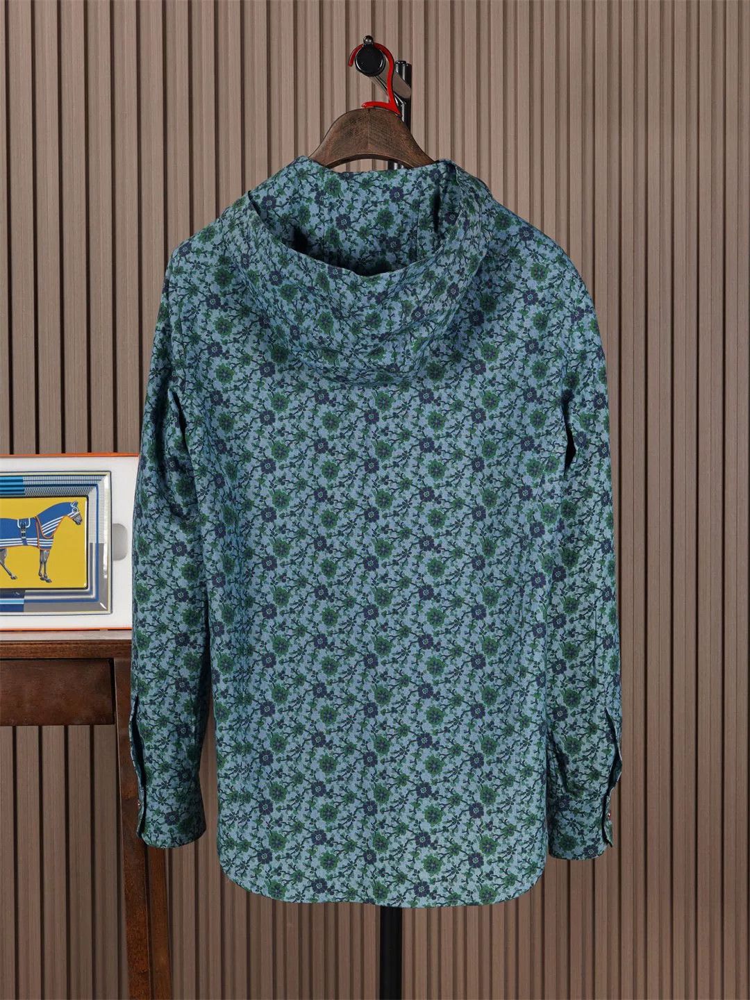 Kiton Kiton Cotton Hoodie with Enamel Buttons Size US M / EU 48-50 / 2 - 2 Thumbnail