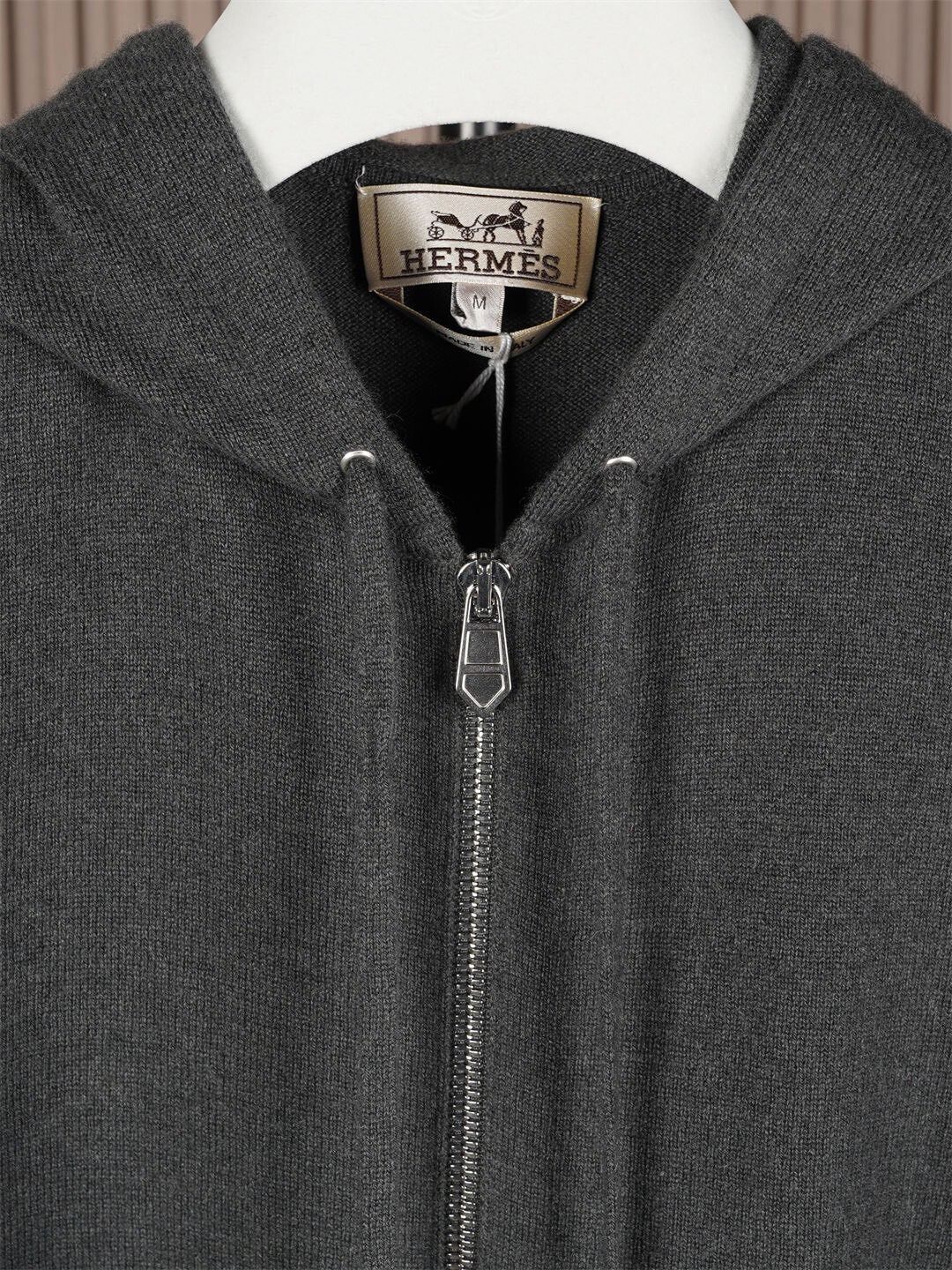 Hermes Hermes Men's Hooded Cashmere Jacket Size US M / EU 48-50 / 2 - 5 Thumbnail