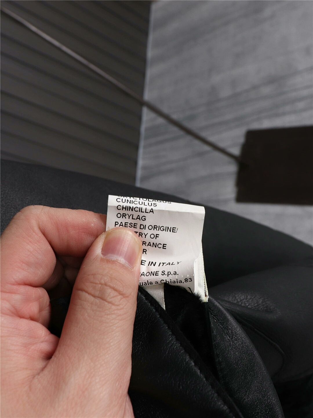 Kiton Black Shearling Leather Coat with Fur Collar Size US M / EU 48-50 / 2 - 7 Thumbnail