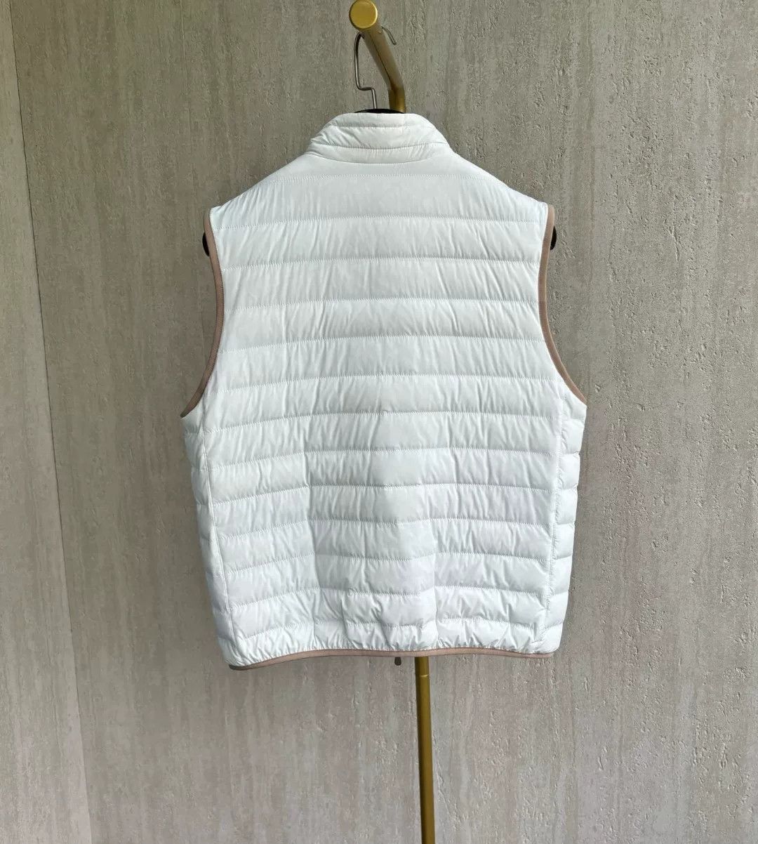 Brunello Cucinelli Brunello Cucinelli White Down Vest Size US XS / EU 42 / 0 - 2 Thumbnail