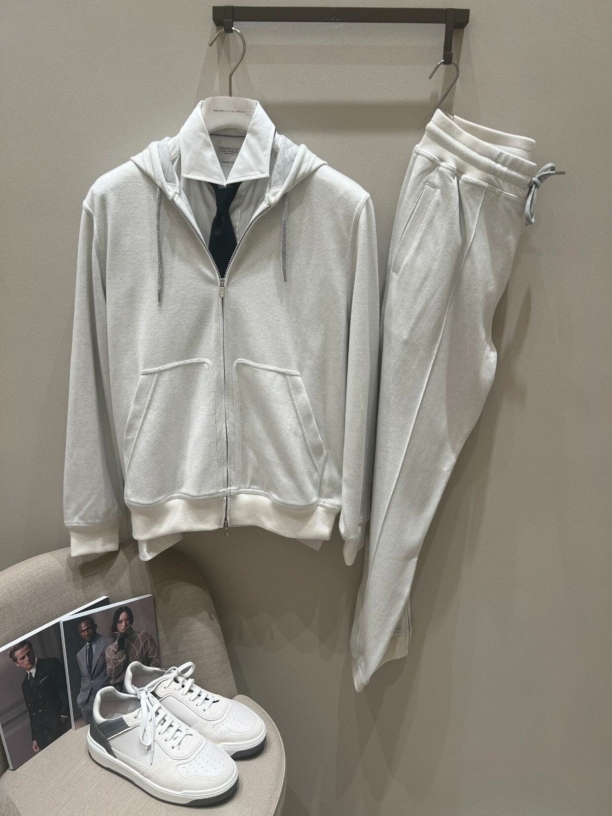 Brunello Cucinelli Brunello Cucinelli Hooded Cashmere Sweater Size US M / EU 48-50 / 2 - 6 Thumbnail