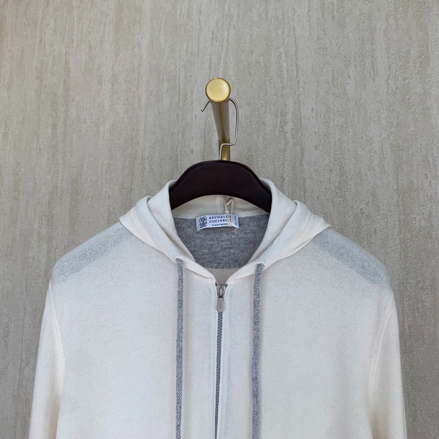 Brunello Cucinelli Brunello Cucinelli Hooded Cashmere Sweater Size US M / EU 48-50 / 2 - 3 Thumbnail