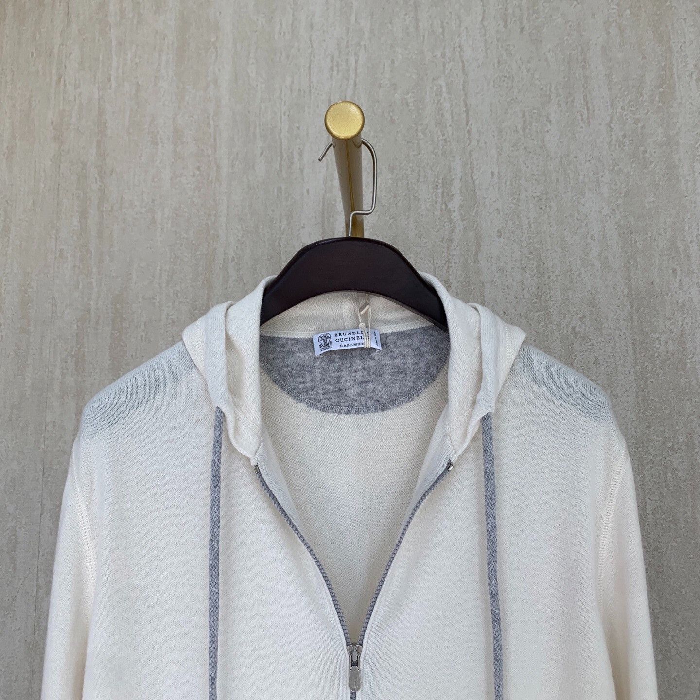 Brunello Cucinelli Brunello Cucinelli Hooded Cashmere Sweater Size US M / EU 48-50 / 2 - 4 Thumbnail