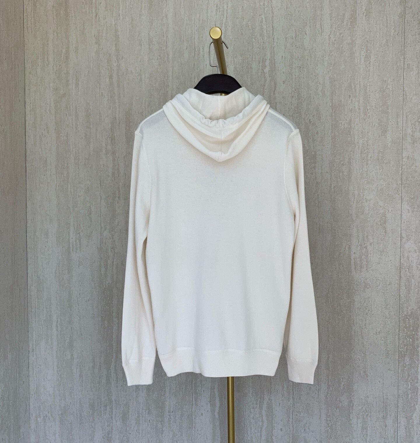 Brunello Cucinelli Brunello Cucinelli Hooded Cashmere Sweater Size US M / EU 48-50 / 2 - 2 Thumbnail