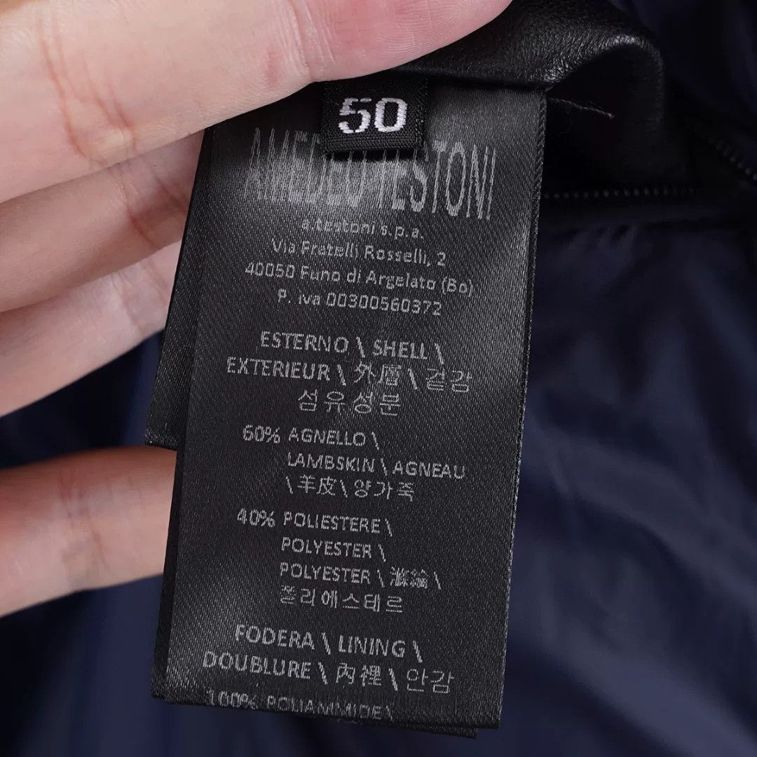 Testoni Black Leather Jacket by a·testoni Size US L / EU 52-54 / 3 - 7 Thumbnail
