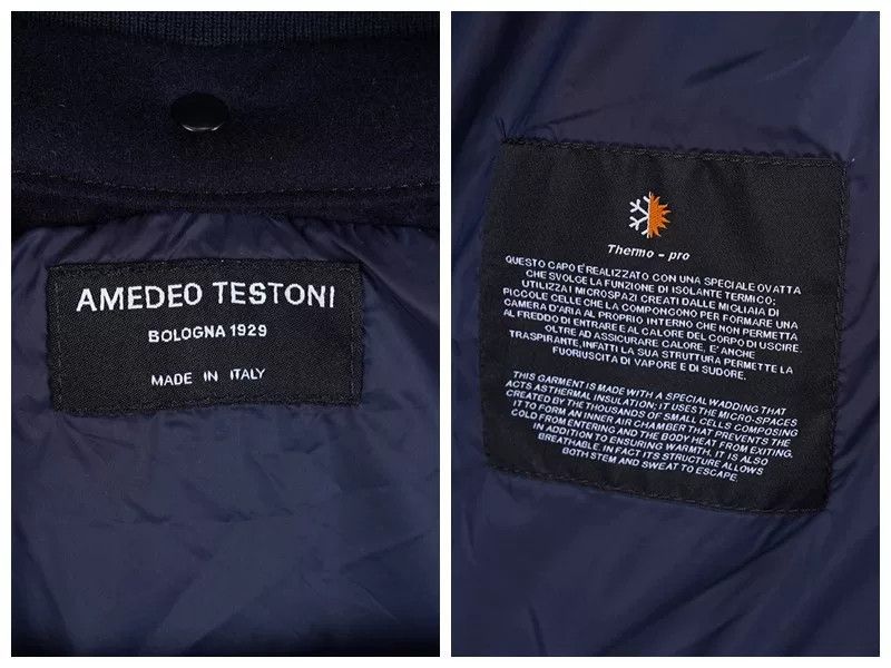 Testoni Black Leather Jacket by a·testoni Size US L / EU 52-54 / 3 - 8 Thumbnail