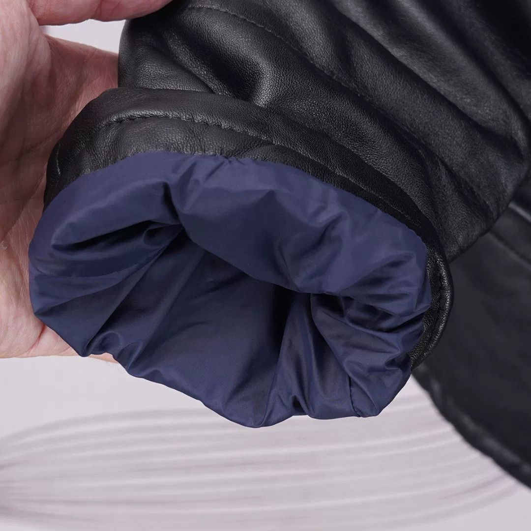 Testoni Black Leather Jacket by a·testoni Size US L / EU 52-54 / 3 - 6 Thumbnail