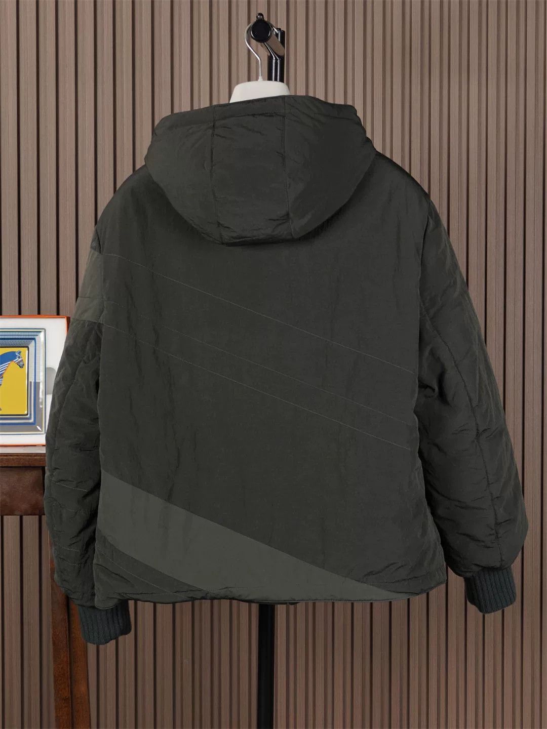 Hermes Hermes Men's Hooded Down Jacket Size US L / EU 52-54 / 3 - 2 Thumbnail