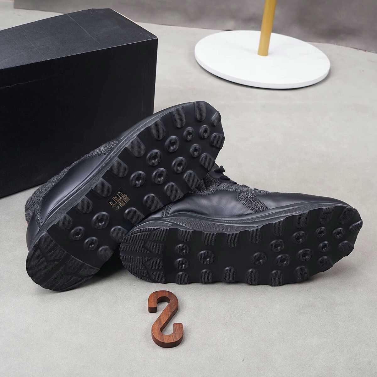 Kiton Kiton KNT Casual Mid-Top Sneakers Size US 8 / EU 41 - 9 Thumbnail