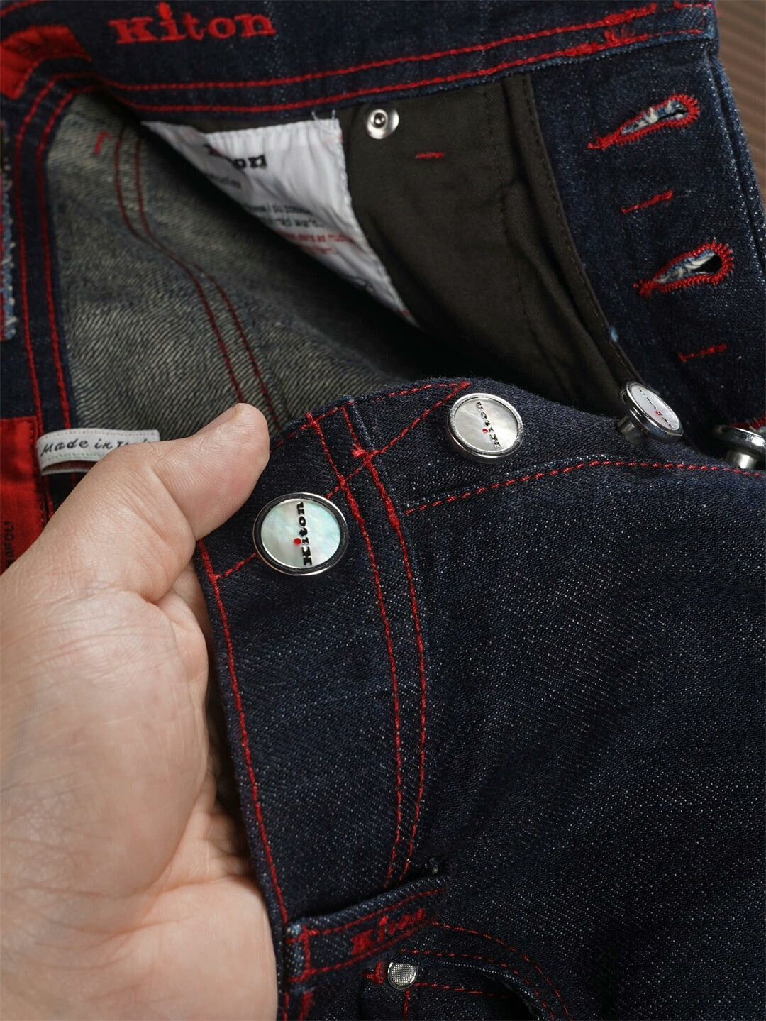 Kiton Limited Edition Kiton Denim Jeans Size US 30 / EU 46 - 4 Thumbnail