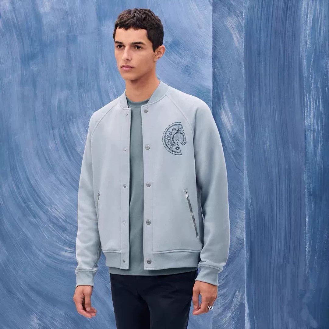 Hermes Hermes Men's Baseball Jacket Size US M / EU 48-50 / 2 - 5 Thumbnail