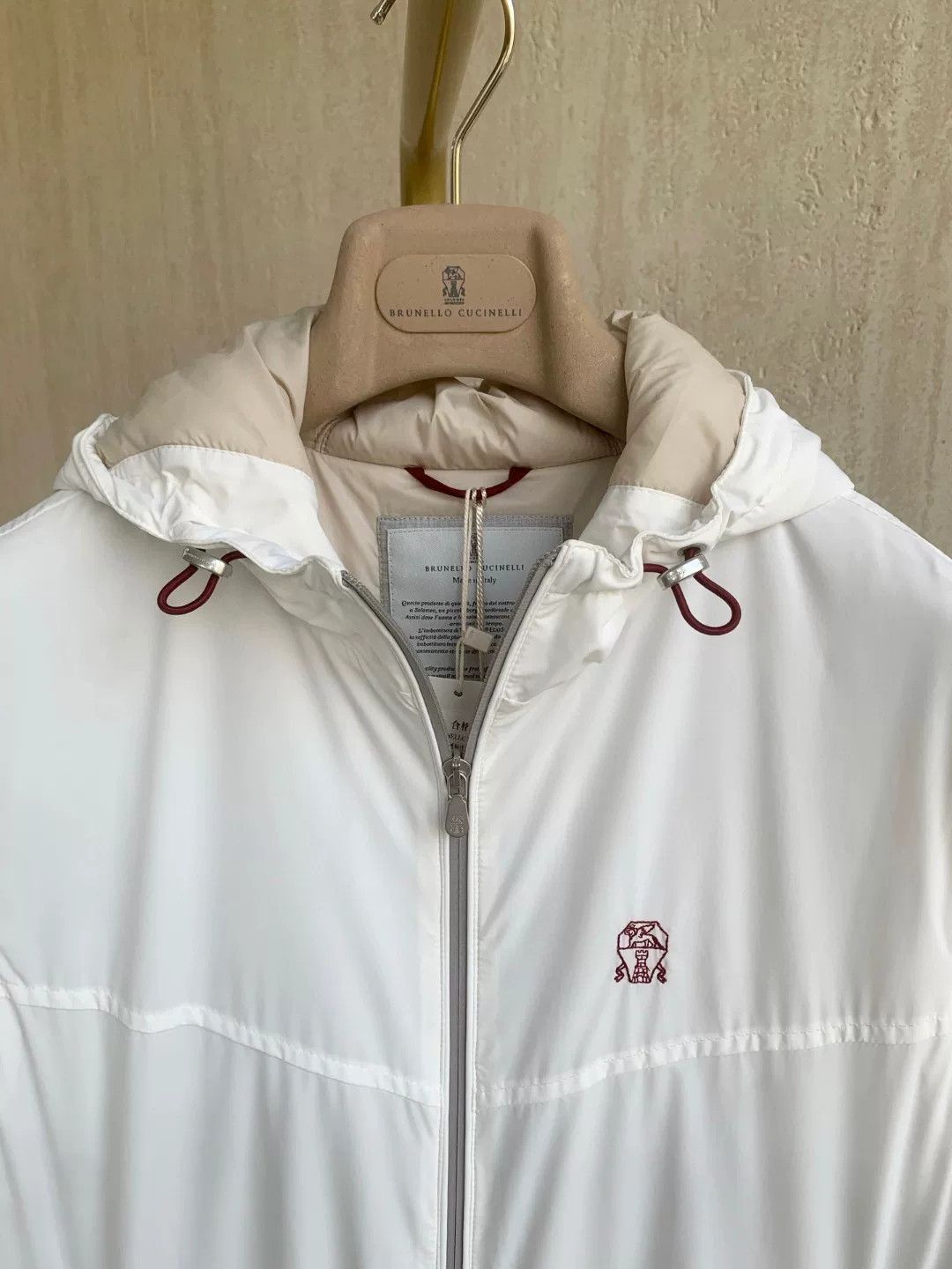 Brunello Cucinelli Brunello Cucinelli White Hooded Vest Size US M / EU 48-50 / 2 - 4 Thumbnail