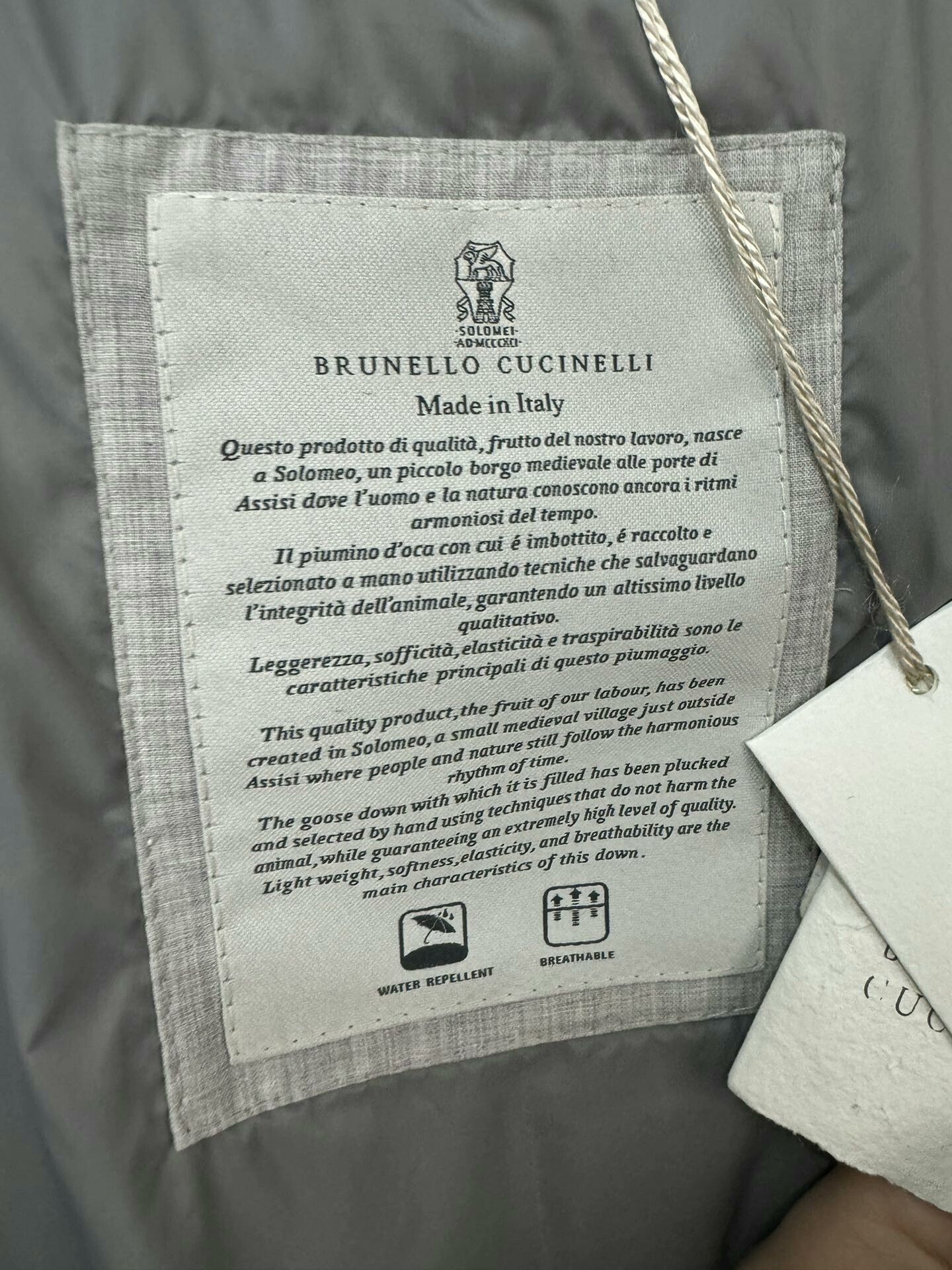 Brunello Cucinelli Brunello Cucinelli Men's Down Jacket Size US M / EU 48-50 / 2 - 7 Thumbnail