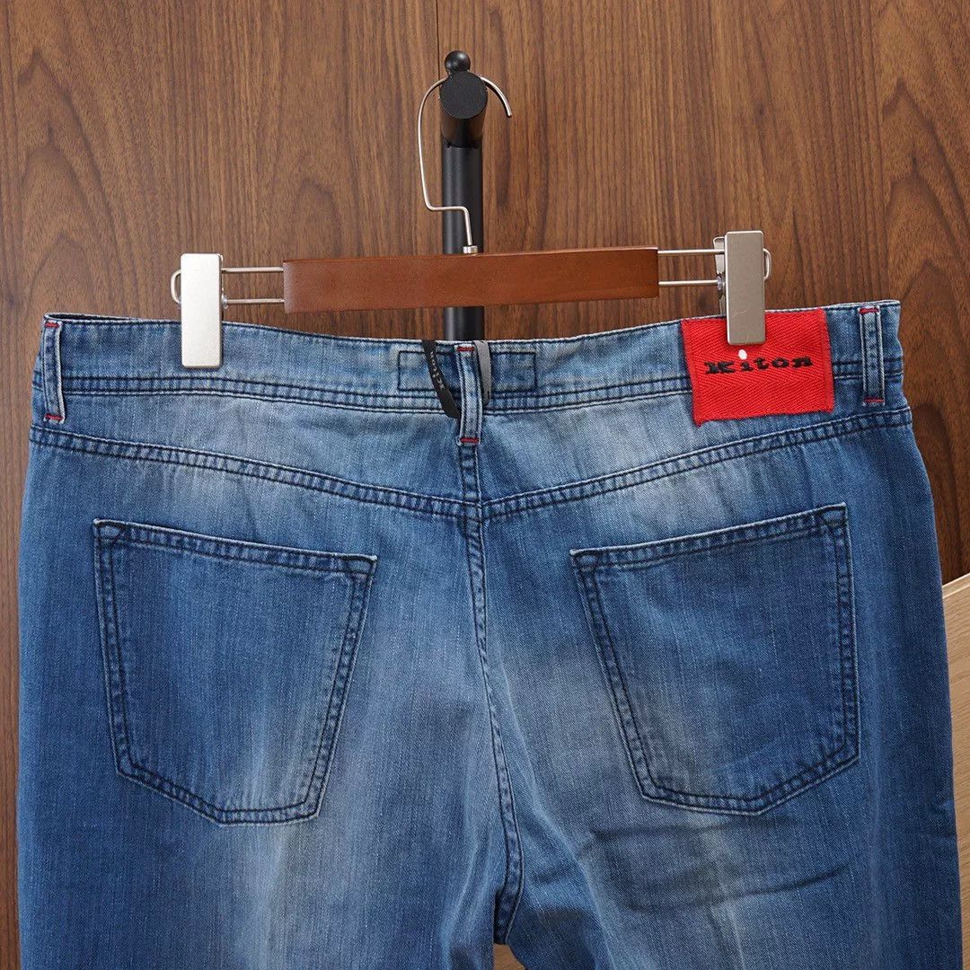 Kiton Kiton Slim Fit Denim Pants Size US 28 / EU 44 - 4 Thumbnail