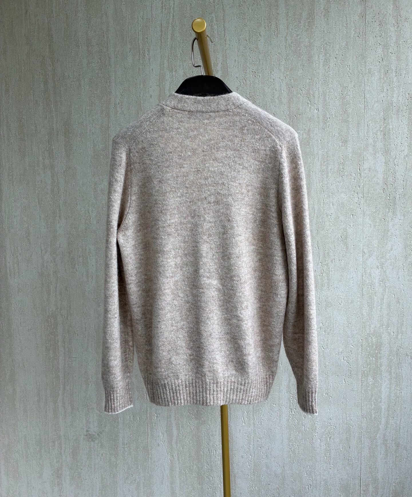 Brunello Cucinelli Brunello Cucinelli Alpaca Cardigan Sweater Size US M / EU 48-50 / 2 - 2 Thumbnail