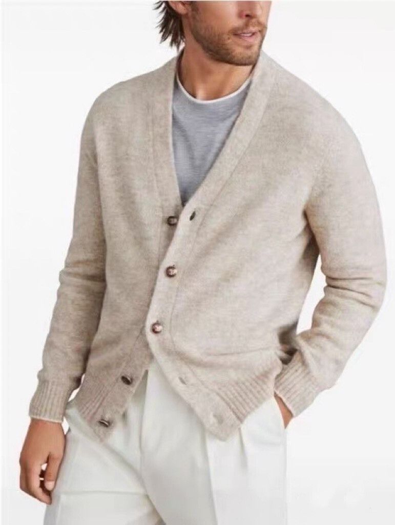 Brunello Cucinelli Brunello Cucinelli Alpaca Cardigan Sweater Size US M / EU 48-50 / 2 - 6 Thumbnail