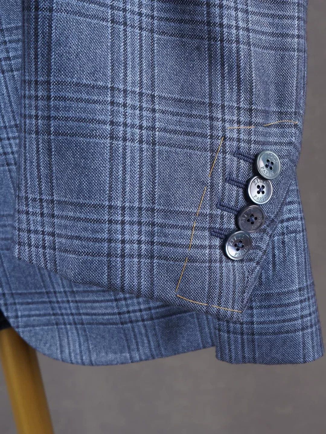 Zilli Casual Blue Plaid Blazer by ZILLI Size US M / EU 48-50 / 2 - 7 Thumbnail