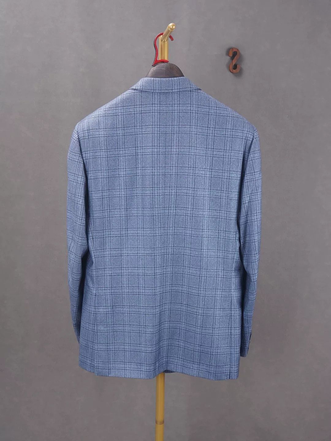 Zilli Casual Blue Plaid Blazer by ZILLI Size US M / EU 48-50 / 2 - 2 Thumbnail
