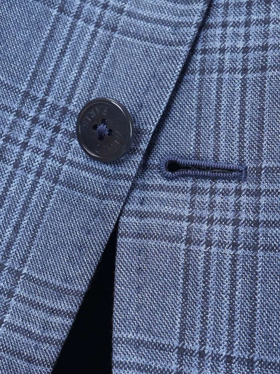 Zilli Casual Blue Plaid Blazer by ZILLI Size US M / EU 48-50 / 2 - 6 Thumbnail