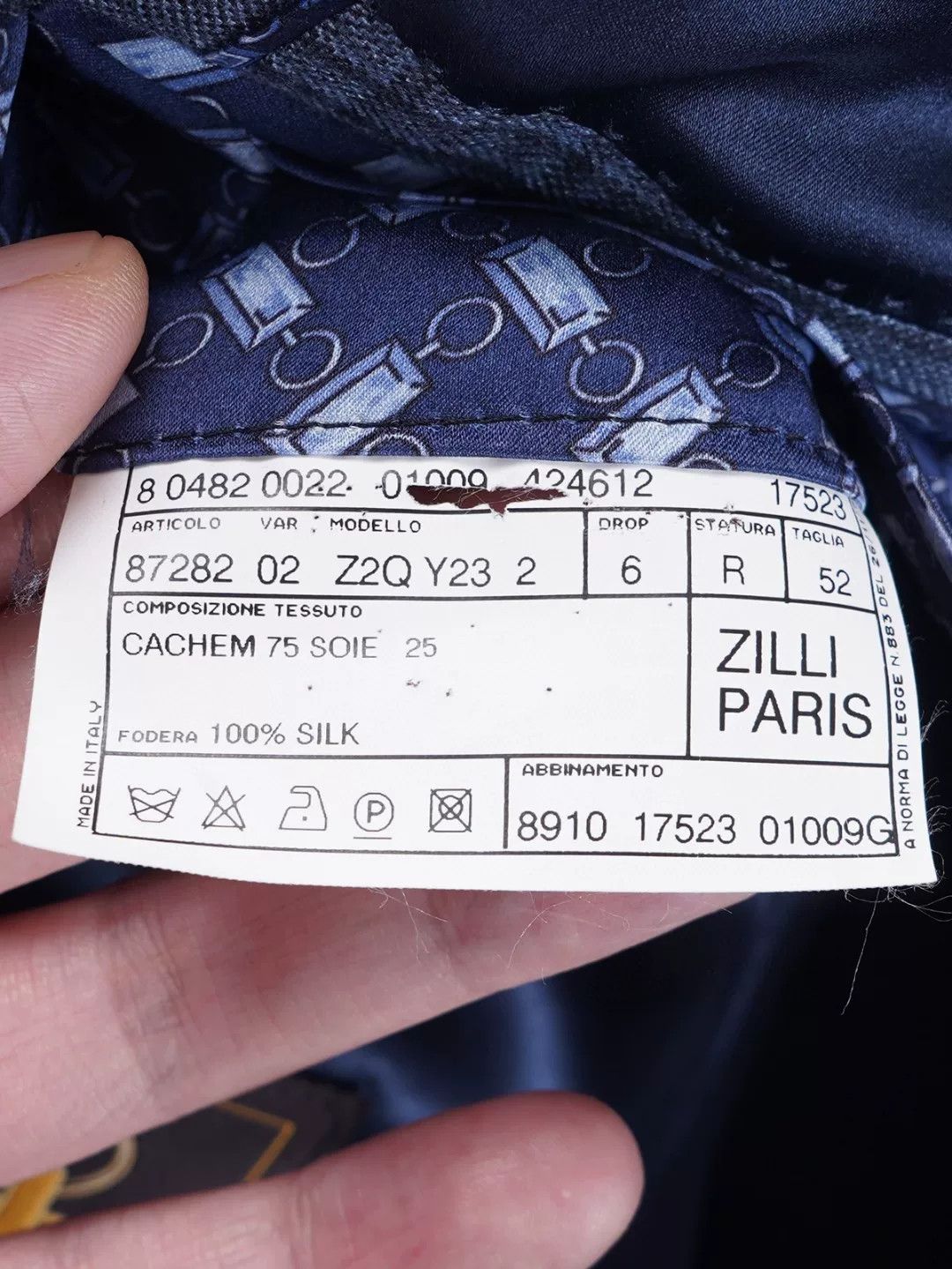 Zilli Casual Blue Plaid Blazer by ZILLI Size US M / EU 48-50 / 2 - 8 Thumbnail