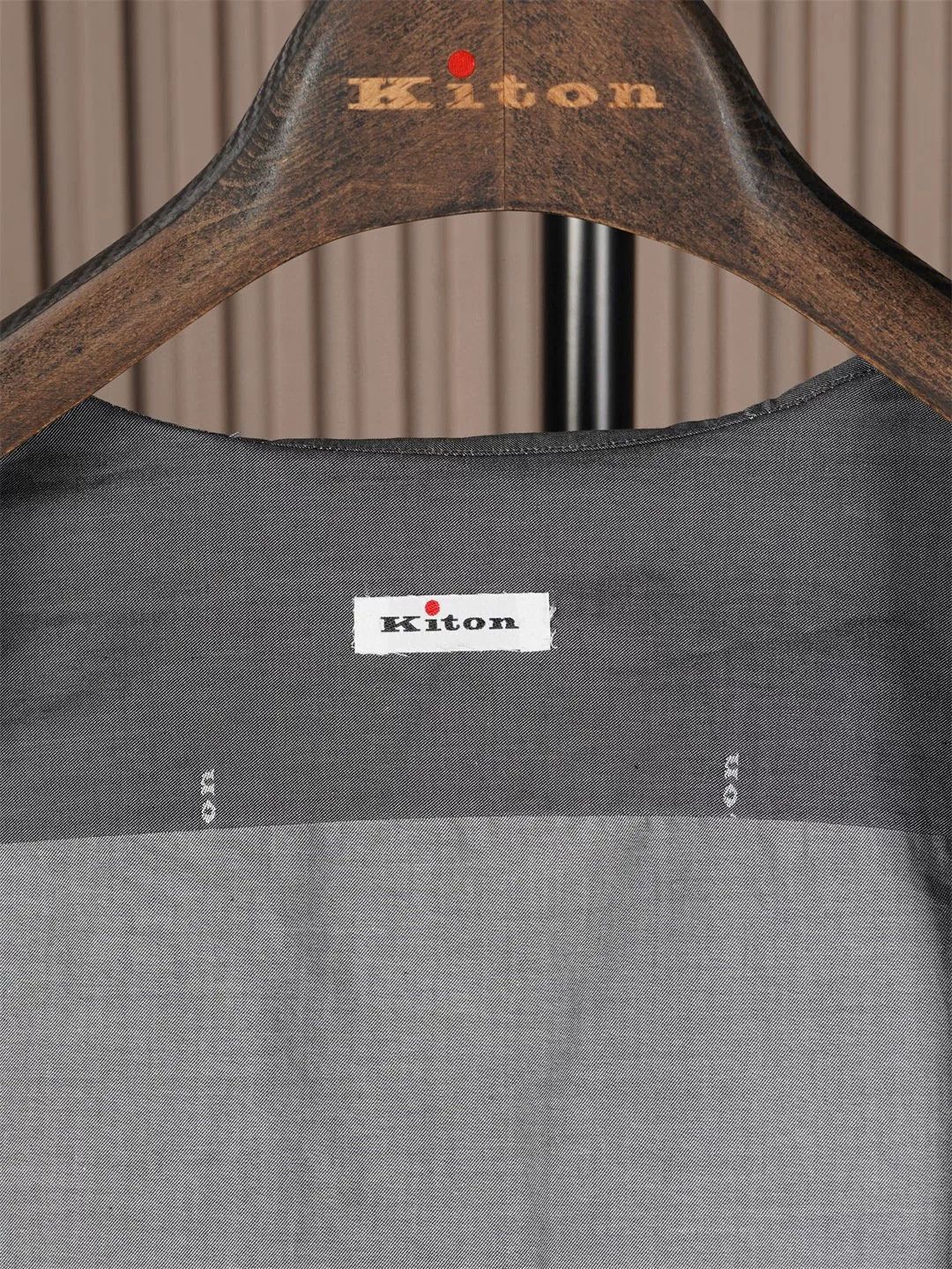 Kiton Kiton Gray Cotton Hooded Jacket Size US XS / EU 42 / 0 - 4 Thumbnail